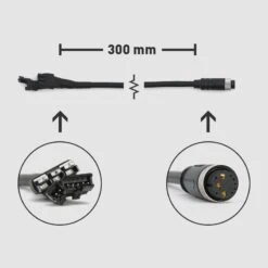 Adapterkabel 10-Pin, APP+JST+NTC (m) & L1019 (w)