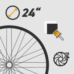 Extra Stabile Felge 24 Zoll FĂĽr 36 Speichen